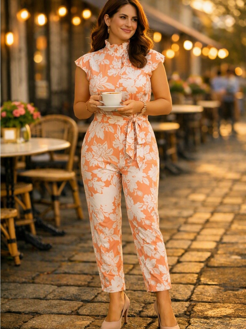 Ann Taylor Factory Petite Floral Romper – Size 2P